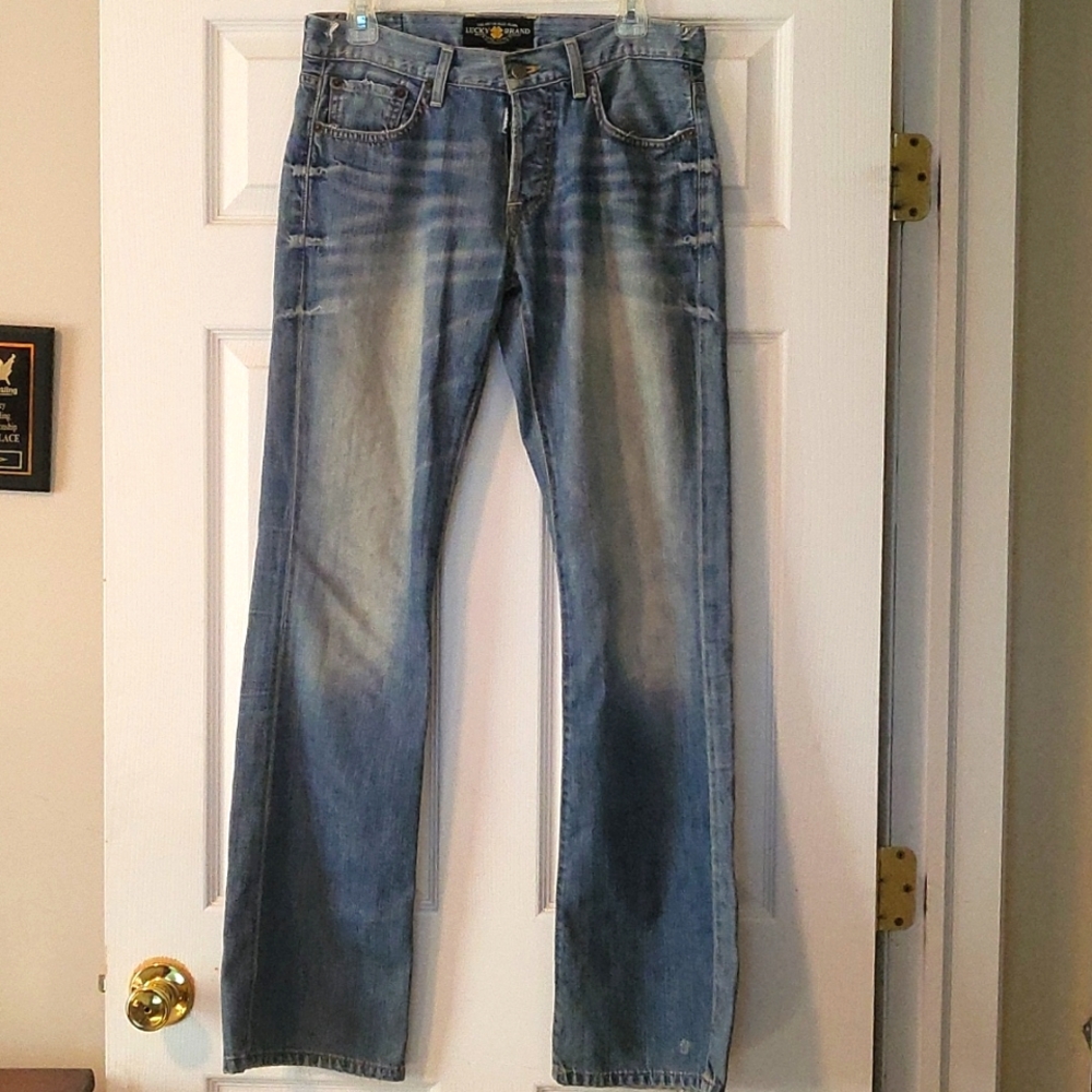 LUCKY BRAND SLIM BOOT FIT BLUE JEANS SZ 29X32